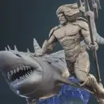 Aquaman with Shark - Image 5