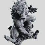 Little Red Riding & Her Giant Wolf Protector - Image 3