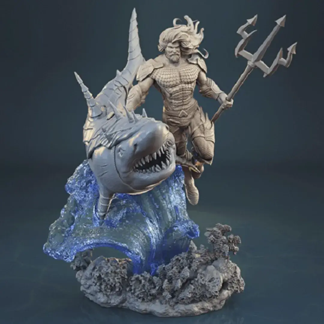 5 copy Aquaman with Shark - Image 1