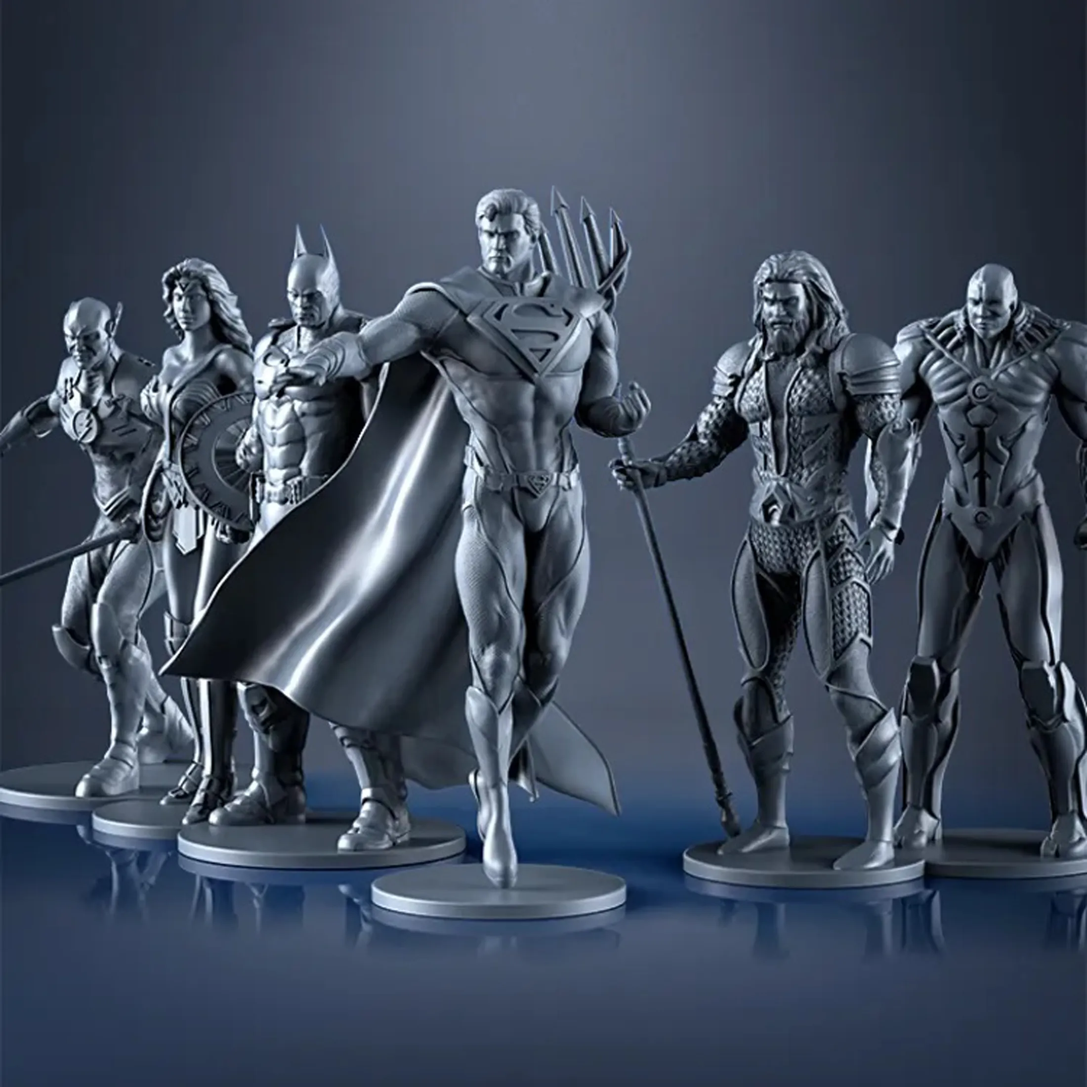 Justice League (6 heroes) - DC-1 copy Justice League Heroes Bundle Set - Image 1