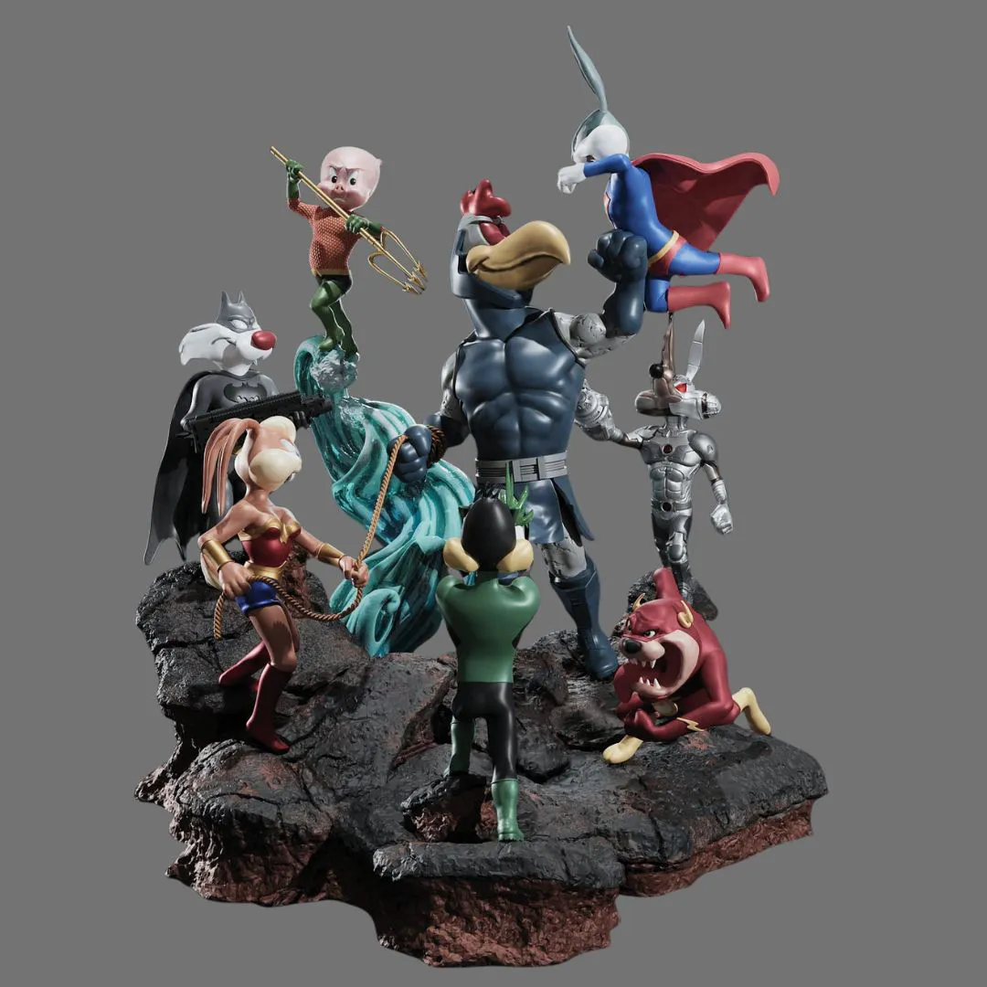 Looney DC Diorama-1 Looney Tunes DC Superheros Diorama - Image 1