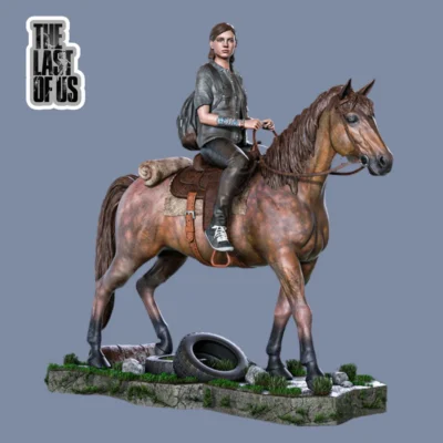 Ellie Riding a Horse – The Last of Us