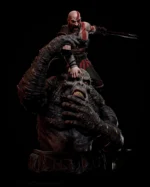 Kratos vs Ogre – God of War