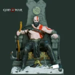 Kratos on Throne– God of War - Blades of Chaos