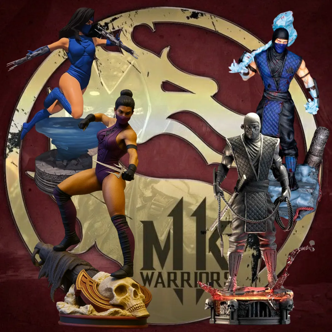 Mortal Kombat Pack copy Mortal Kombat Warriors Pack – Mileena, Kitana, Sub-Zero & Scorpion - Image 1