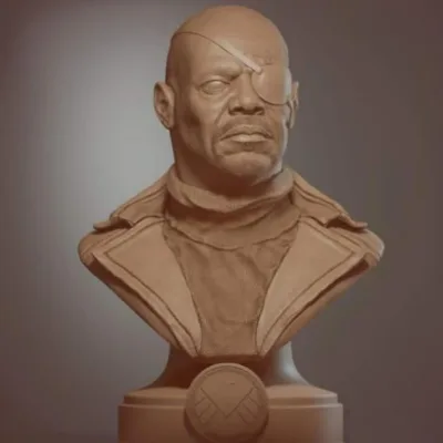 Commander Nick Fury Bust