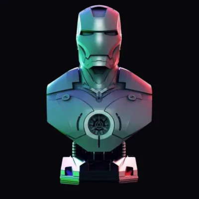Armored Tech Avenger Bust