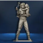 Ellen Ripley & Newt - Aliens Movie 1986 Pose 2 - Image 2