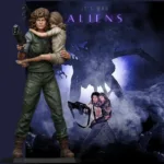 Ellen Ripley & Newt - Aliens Movie 1986 Pose 2