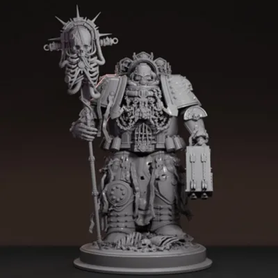 Chaplain – Hammer of War - 40K Warhmmer