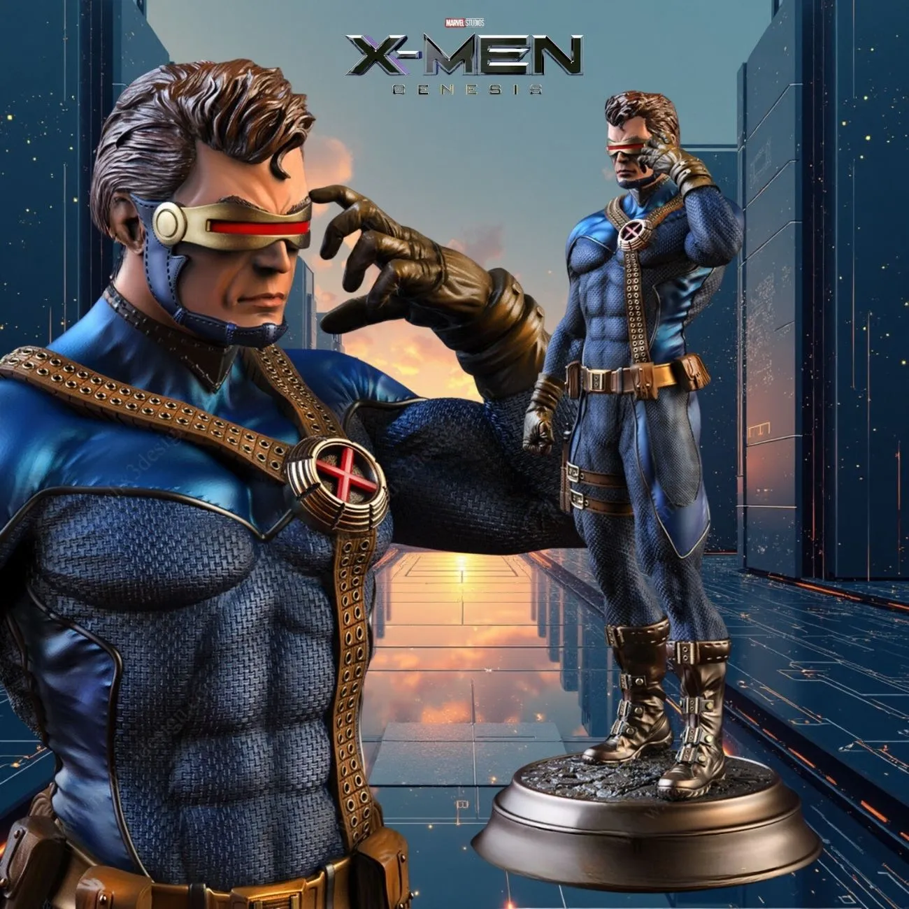 Cyclops - X-Men - Marvel - Movies - Mega Pack-col2 Cyclops (Scott Summers) X-Men - Image 1