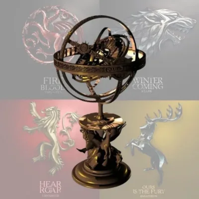 Globe of Games of Thrones