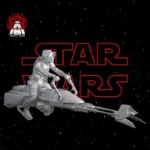 Imperial Scout Trooper on Speeder Bike - Star Wars - Image 2