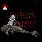 Imperial Scout Trooper on Speeder Bike - Star Wars