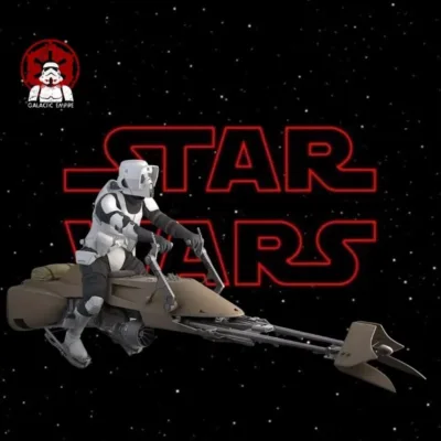Imperial Scout Trooper on Speeder Bike - Star Wars