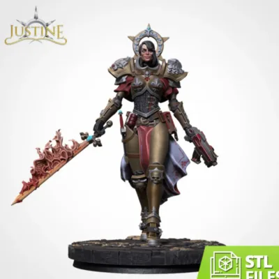 Justine – Zealous Warrior of Faith - 40K Warhammer