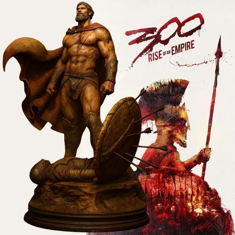 Leonidas Pose 1 - 300 - Movies - Mega Pack-col King Leonidas of Sparta - 300 - Pose 1 - Image 1