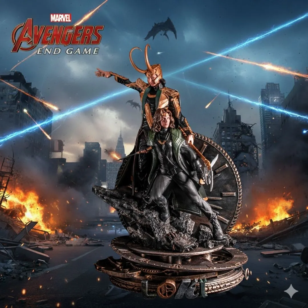 Loki & Sylvie Base Diorama 1- Marvel - Mega Pack16 Loki & Sylvie Base Diorama - Marvel - Image 1