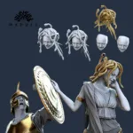 Medusa – Cursed Priestess of Athena Base Diorama - Image 6
