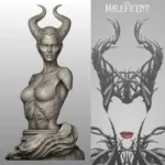 Maleficent (Angelina Jolie) Bust - Image 2