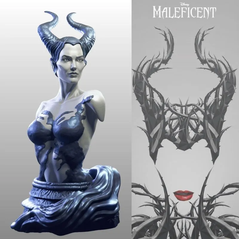Maleficient - Angelina Jolie - Movies - Mega Pack-col Maleficent (Angelina Jolie) Bust - Image 1