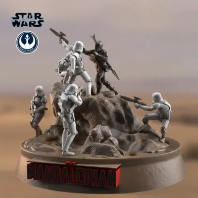 The Mandalorian – Battle Diorama - Star Wars