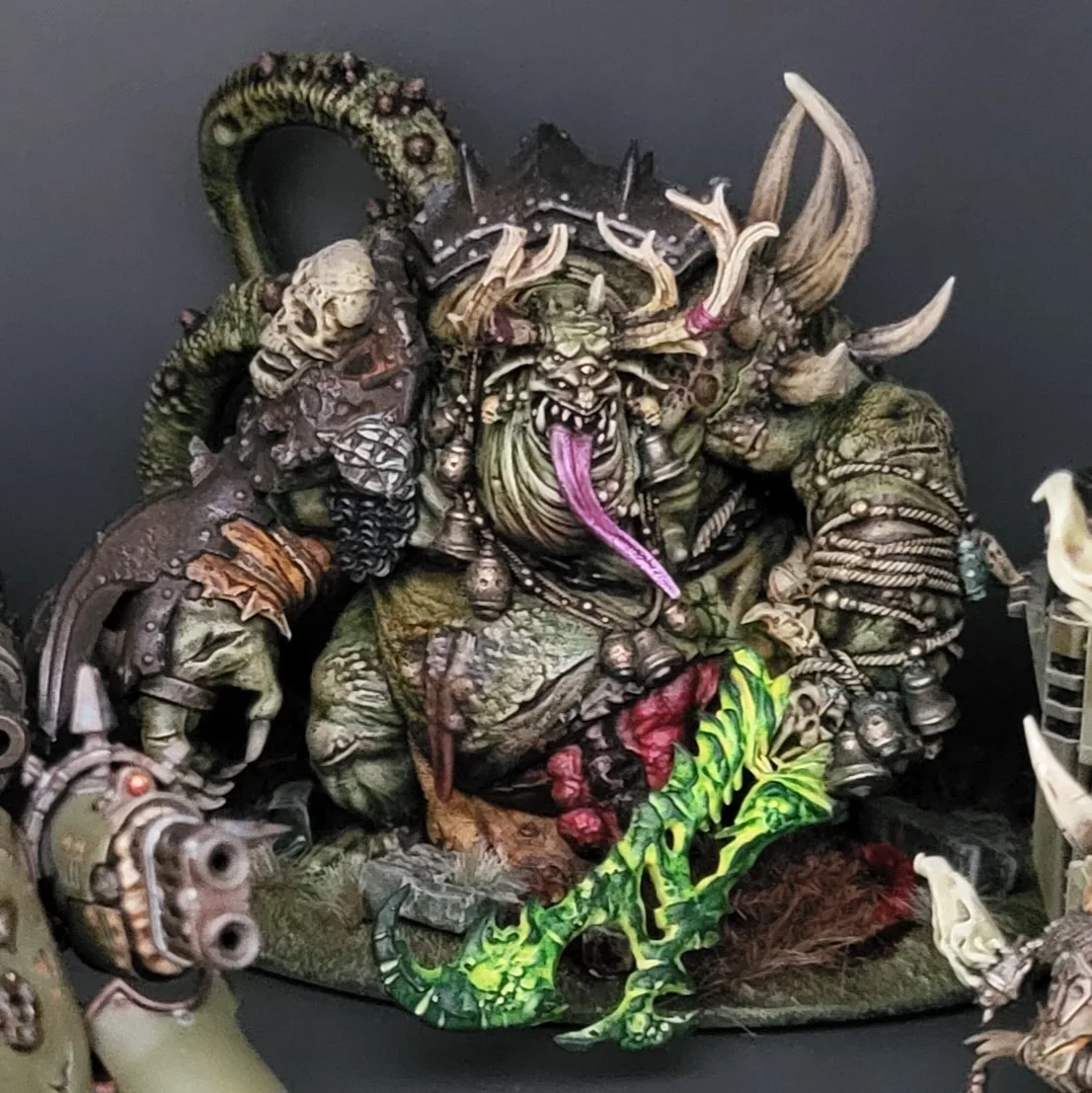 Nurgle PLAGUE DEMON - Warhammer - Col Nurgle Plague Daemon - 40K Warhammer - Image 1