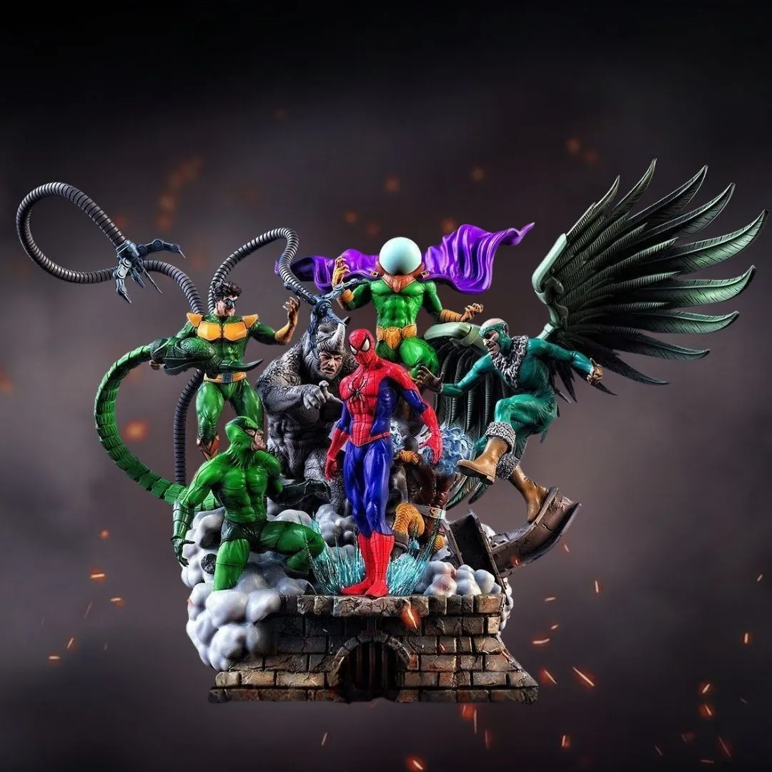 Sinister Six -Spider Man Diorama - Marvel - Mega Pack51 Sinister Six -Spiderman Base Diorama - Image 1