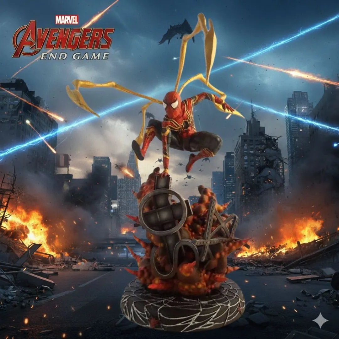 Spiderman Explosion Scene - Avengers - Marvel - Mega Pack2 Spiderman – Infinity War: Endgame - Avengers - Image 1