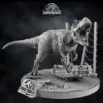 T-Rex Attack Diorama – Jurassic Park - Image 2
