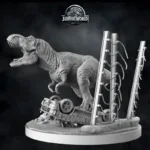 T-Rex Attack Diorama – Jurassic Park - Image 4