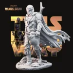 Din Djarin with Grogu (Pouch Version) V4 - The Mandalorian – Star Wars - Image 2