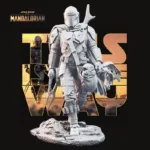 Din Djarin with Grogu (Pouch Version) V4 - The Mandalorian – Star Wars - Image 3