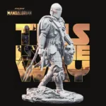 Din Djarin with Grogu (Pouch Version) V4 - The Mandalorian – Star Wars - Image 4