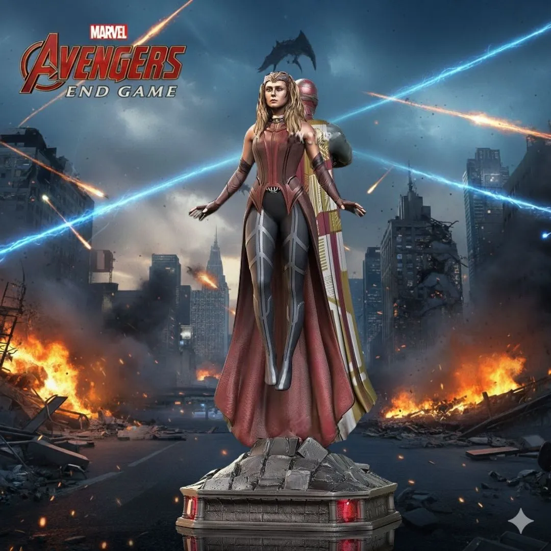 Wanda Vision Base Diorama - Avengers - Marvel - Mega Pack25 Wanda Vision Base Diorama - The Infinity War: Endgame - Avengers - Image 1