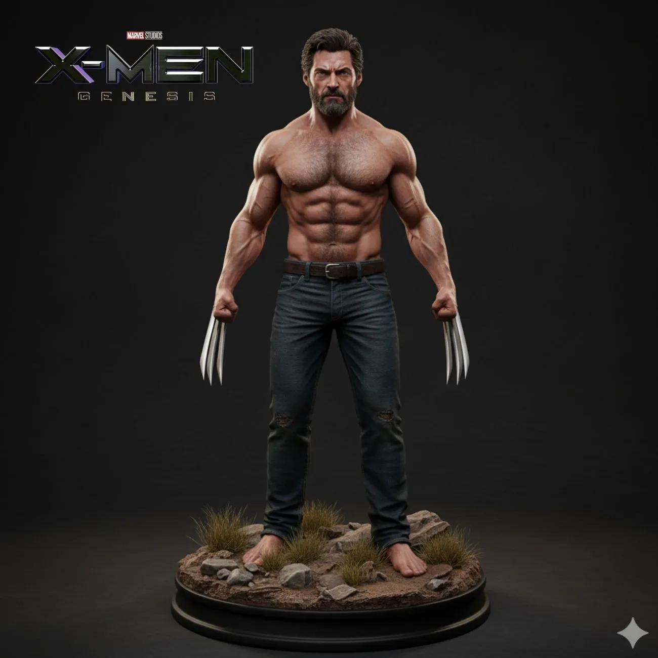 Wolverine Hugh Jack Pose - XMEN - Marvel col Wolverine (Logan) – Savage Edition X-Men - Image 1