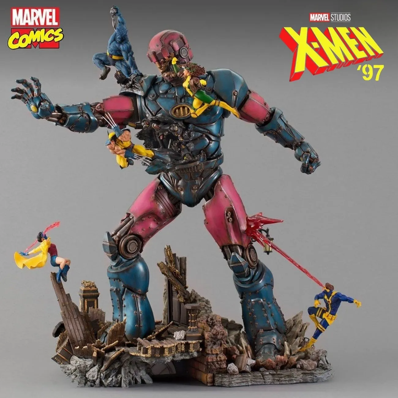 X-men vs Sentinel Battle Diorama - Marvel - Mega Pack-col1 X-men vs Sentinel Battle Diorama - X-Men 97 DC Comics - Image 1